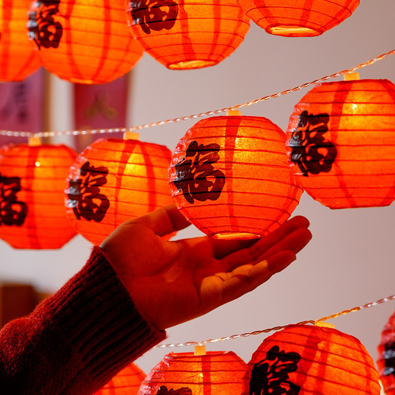 热销新年过年气氛装饰品挂件春节客厅室内氛围营造场景布置小灯笼
