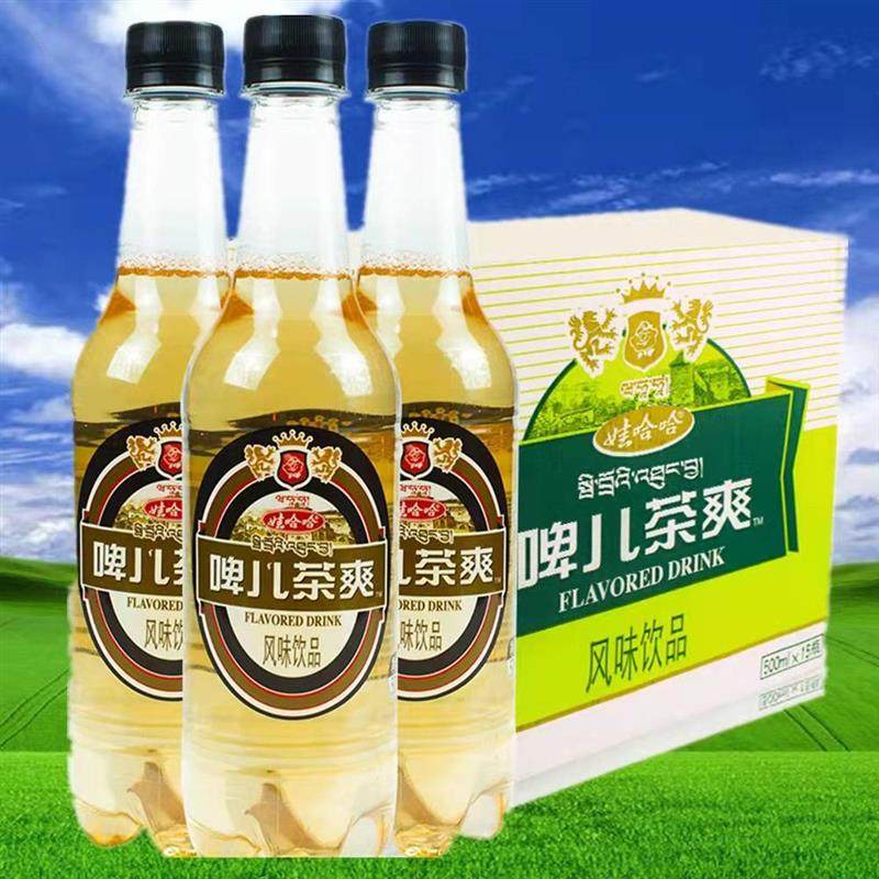 新货啤儿茶爽娃哈哈官方旗舰店饮料夏天解渴零酒精加香浓麦芽风味