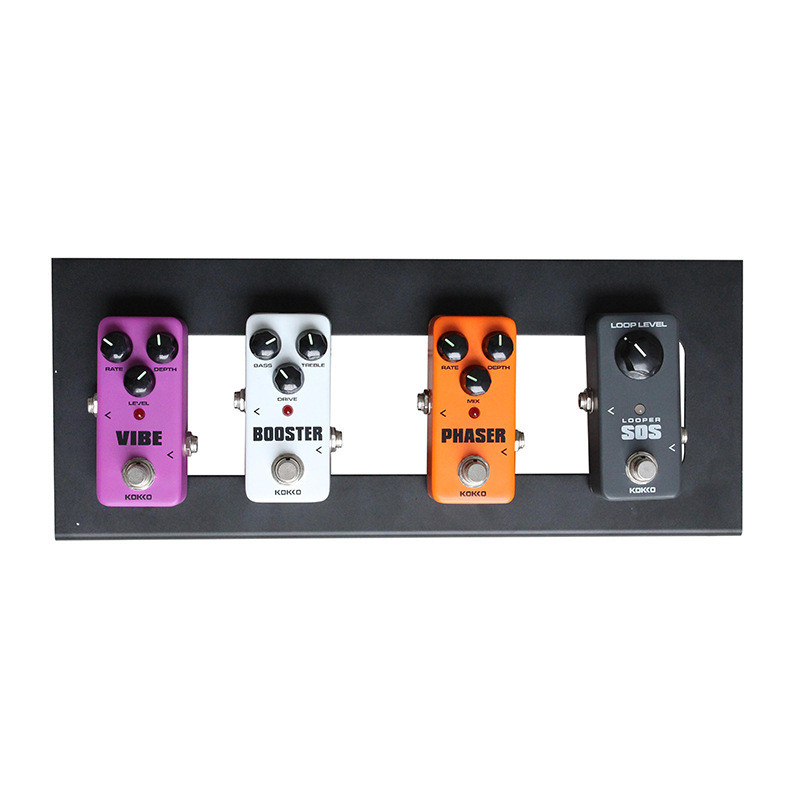 热销架子电吉他kokko单块效果器粘板架kb-01型号魔术贴粘效果器现