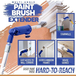 跨境热销滚筒刷扩展器油漆刷子伸缩杆延长器转接头涂刷工具链接器
