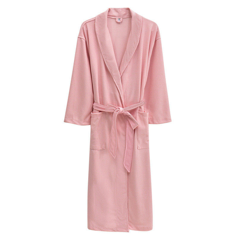 浴袍男女情侣长款四季通用浴衣酒店美容院专用睡袍秋吸水速干和服