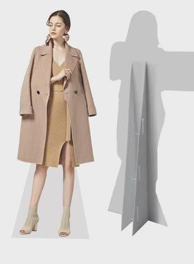 纸板人像展示展架standee活动促销广告牌商场超市纸质人形立牌