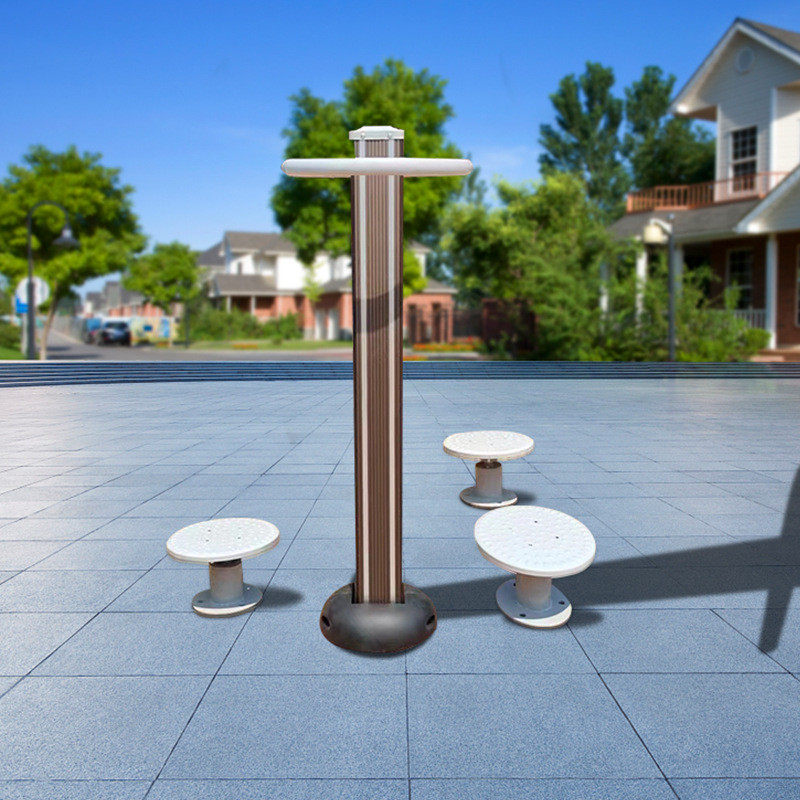 户外铝塑木健身器材老年人小区公园器材室外广场塑钢体育组合套装