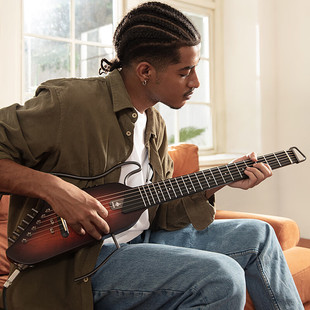 唐农（DONNER）轻音吉他HUSH-1民谣吉他便携木吉他初学者