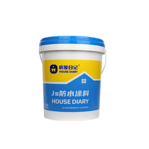 js聚合物卫生间防水涂料k11材料屋顶外墙鱼池防漏补漏楼顶防水胶
