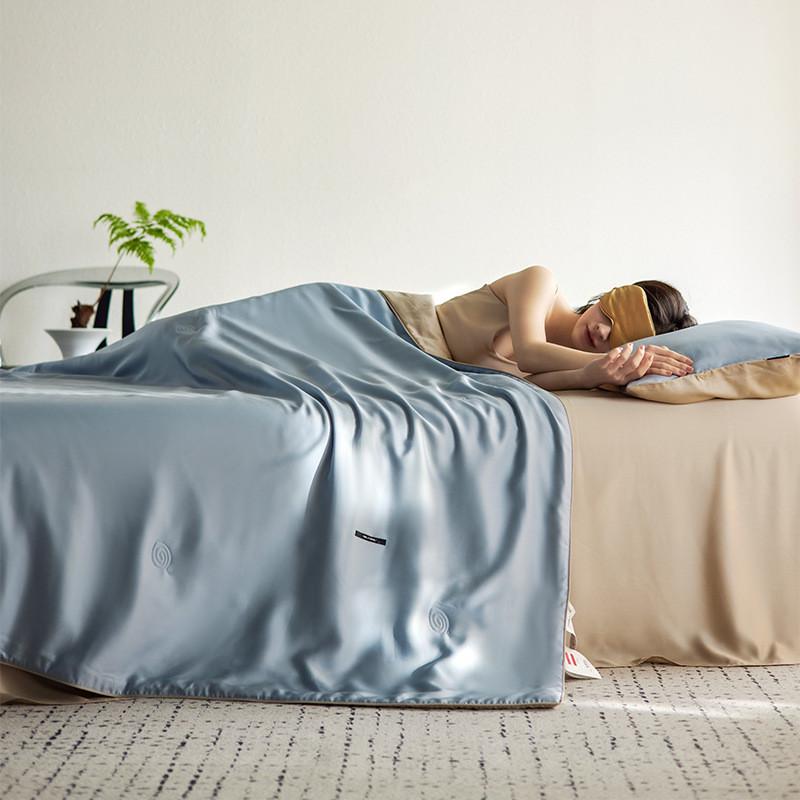 A类桑蚕丝天丝夏凉被丨轻奢气质100S兰精天丝夏被四件套丝滑凉爽