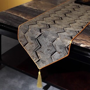 桌旗北欧现代简约轻奢床旗长条餐桌茶几电视柜布艺桌巾桌旗旗餐