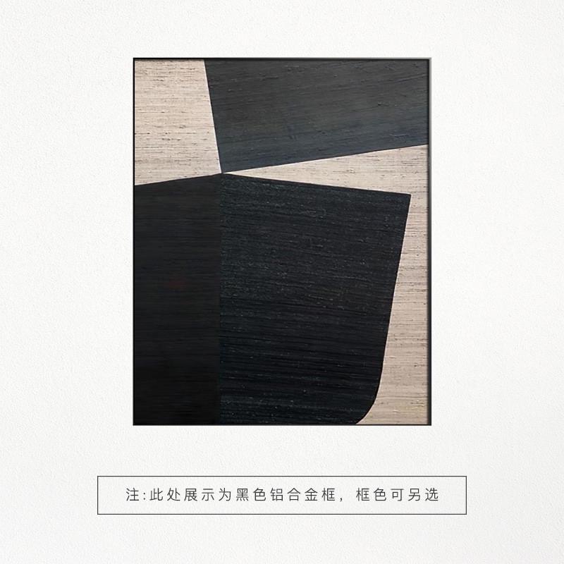 国外现代简约抽象挂画大幅大气客厅沙发背景墙装饰画落地酒店壁画图片