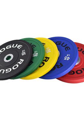 彩色cpu杠铃片全胶竞技杠铃片 竞赛竞技杠铃片男女健身器材竞技片