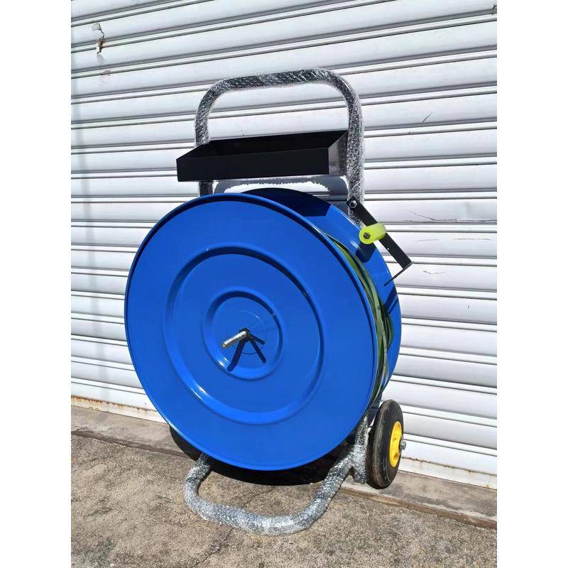 带盘支架塑钢带打包机盘车塑钢打包带小推车圆盘pp打包带车子小车