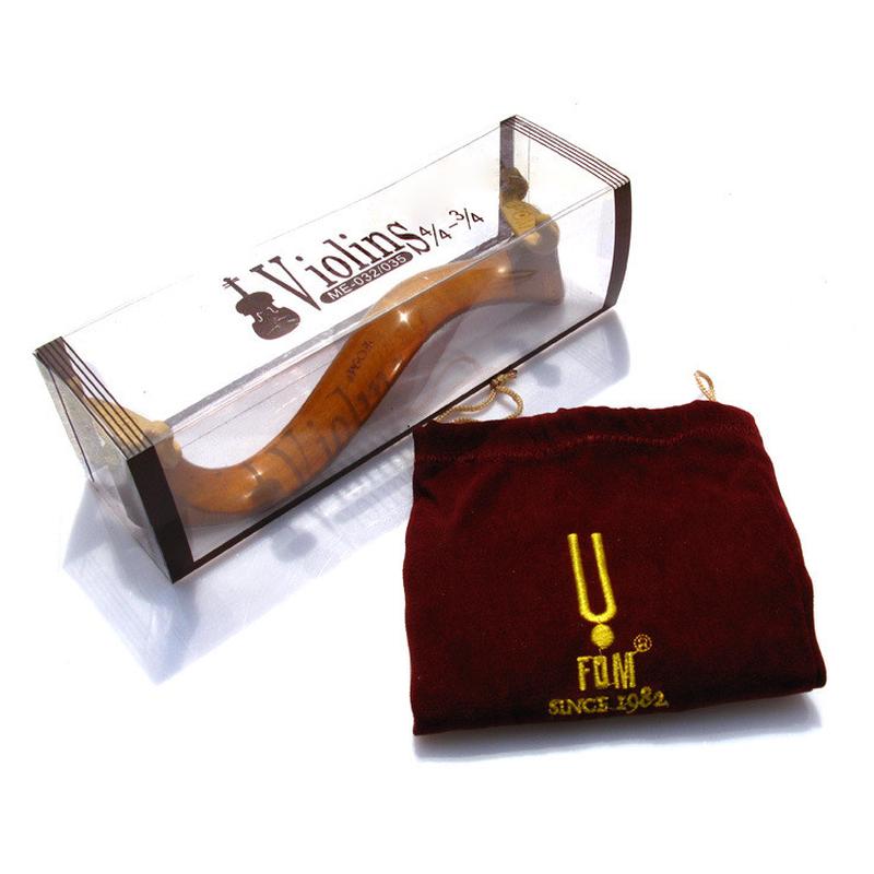 fom枫小提琴木色肩托皮垫可调节实木防脱落爪me-035