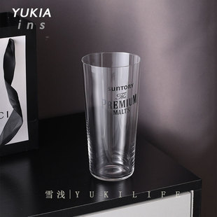 三得利联合木村超薄酒杯highball精酿啤酒杯子日式嗨棒杯中古杯子