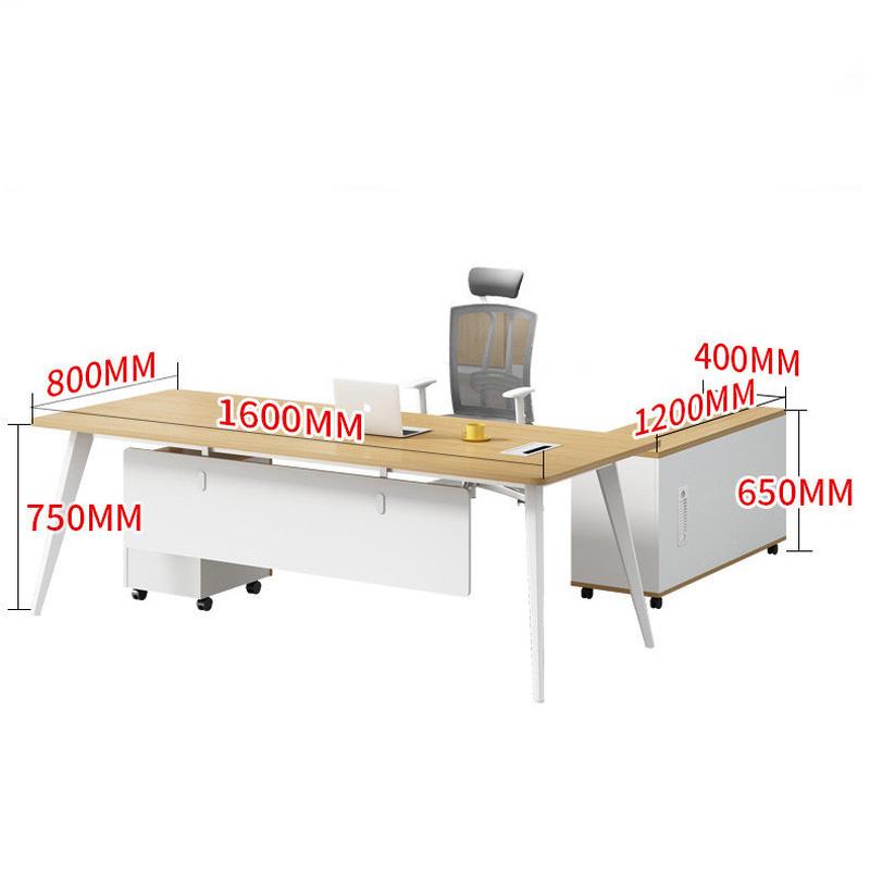 老板桌简约现代总裁经理桌主管桌大班台单人办公桌椅组合办公家具