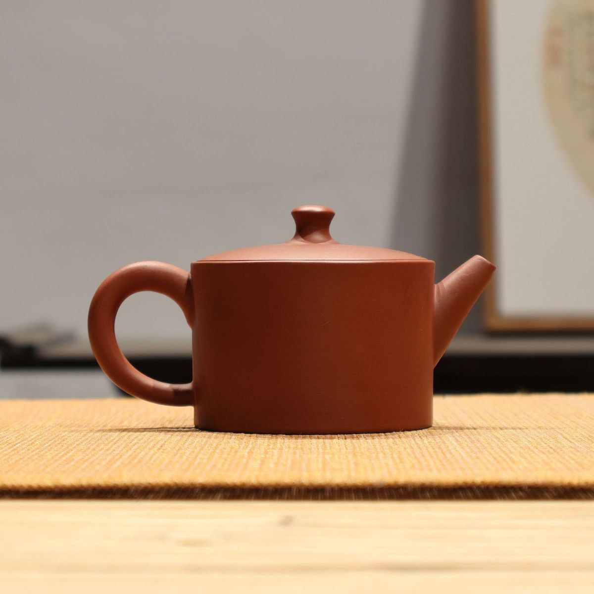 茶壶井栏潮州朱泥茶壶手拉紫砂壶纯手工泡茶器小容量单壶工夫茶具