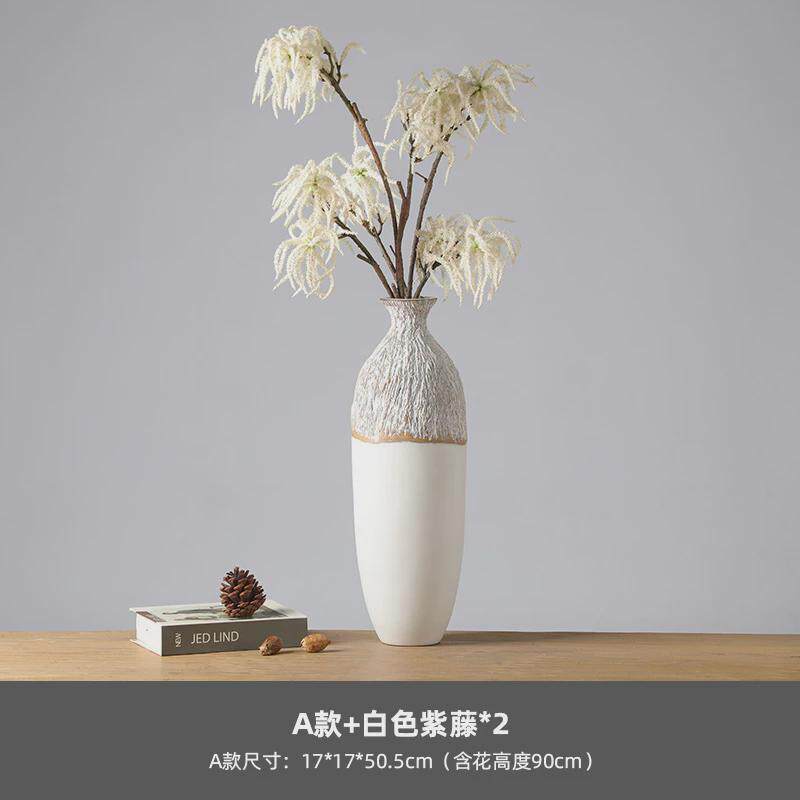 现代简约花瓶摆件北欧轻奢高档高级感客厅电视柜玄关家居软装饰品