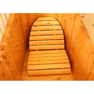 香柏内洗浴木盆靠椅泡澡木桶木凳子折叠靠背实木洗澡桶配件坐新品