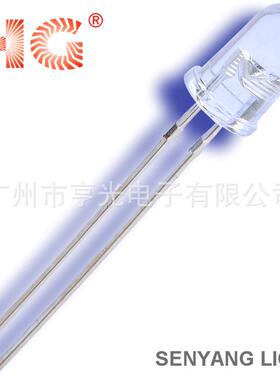 5mm圆头红光交通灯二f5圆形14mil亮红色led发光led灯珠管