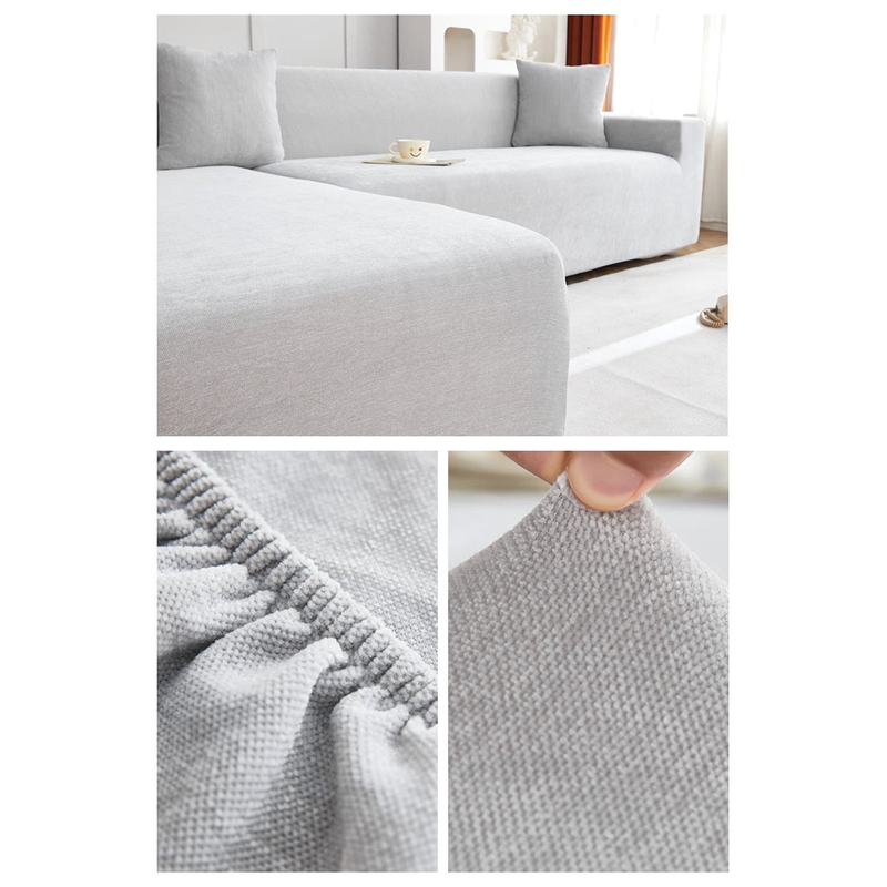 3ew1加厚雪尼尔弹力沙发套罩笠全包一体式全梳化毯子l型轻奢
