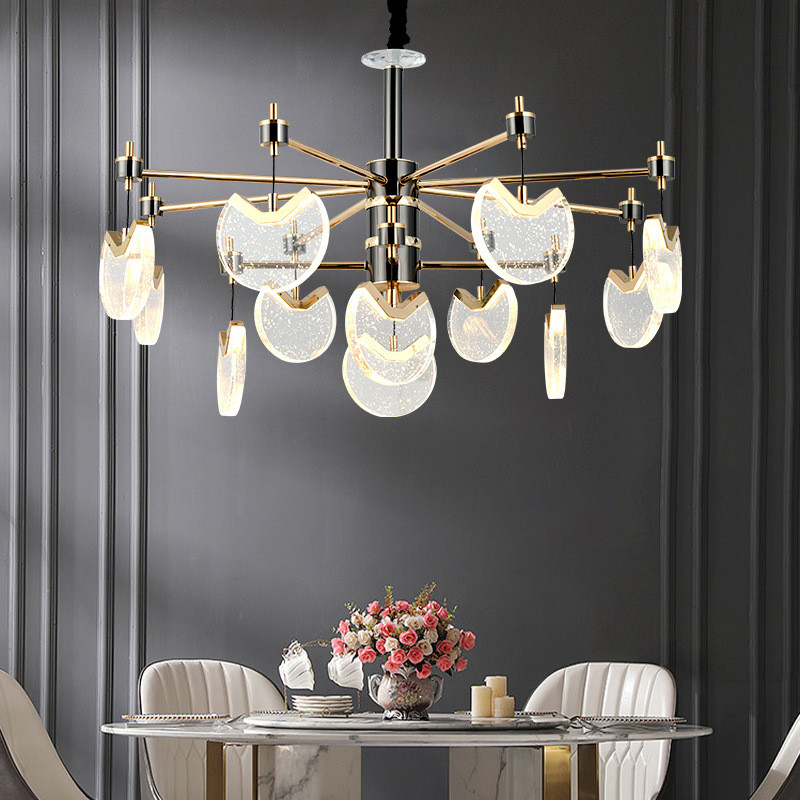 客厅吊灯简约现代个性吸吊两用订制餐厅灯新款定卧室led吊灯轻奢