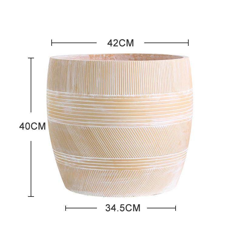 复古落地大号龟背竹北欧氧化镁花盆客厅日式特大植物户外陶盆大号,鲜花速递/花卉仿真/绿植园艺,花盆,淘宝优惠券,粉丝福利购,淘宝优惠卷