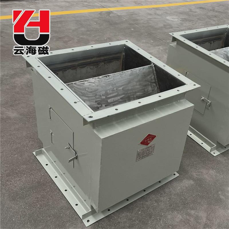 RCYA管道式永磁除铁器管道式永磁自卸除铁器干式除铁机生产厂家