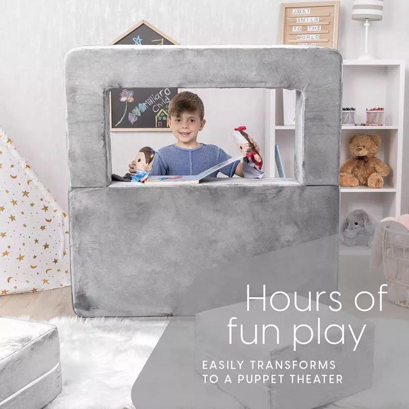 代工坐垫子组合折叠海绵外贸儿童小沙发床沙发垫定制