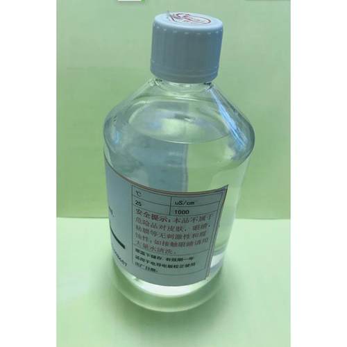 500ml电导标准液电导率仪校正液1000us/cm/ec液液电阻仪校准标准