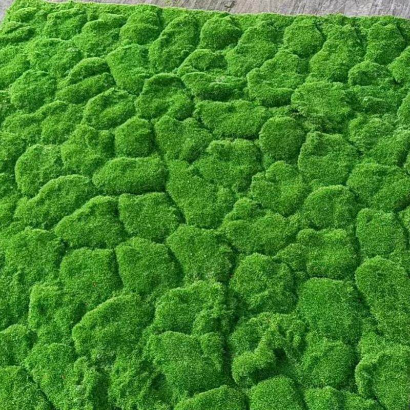 仿真青苔植物墙商超店面橱窗造景微观盆景苔藓景观装饰永