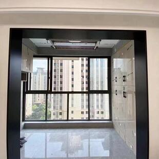 铝合金极简垭口门套门框极窄窗哑口边阳台套包套金属钛合金包套