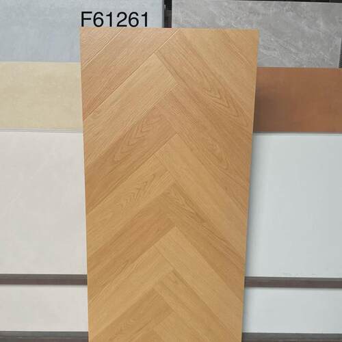 全瓷精雕法式复古木纹砖600x1200客厅仿实木地板砖卧室鱼骨纹瓷砖