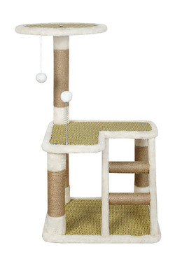 煜宠藤席猫爬架绳凉席爬架猫架剑麻小型猫抓柱木质猫跳台