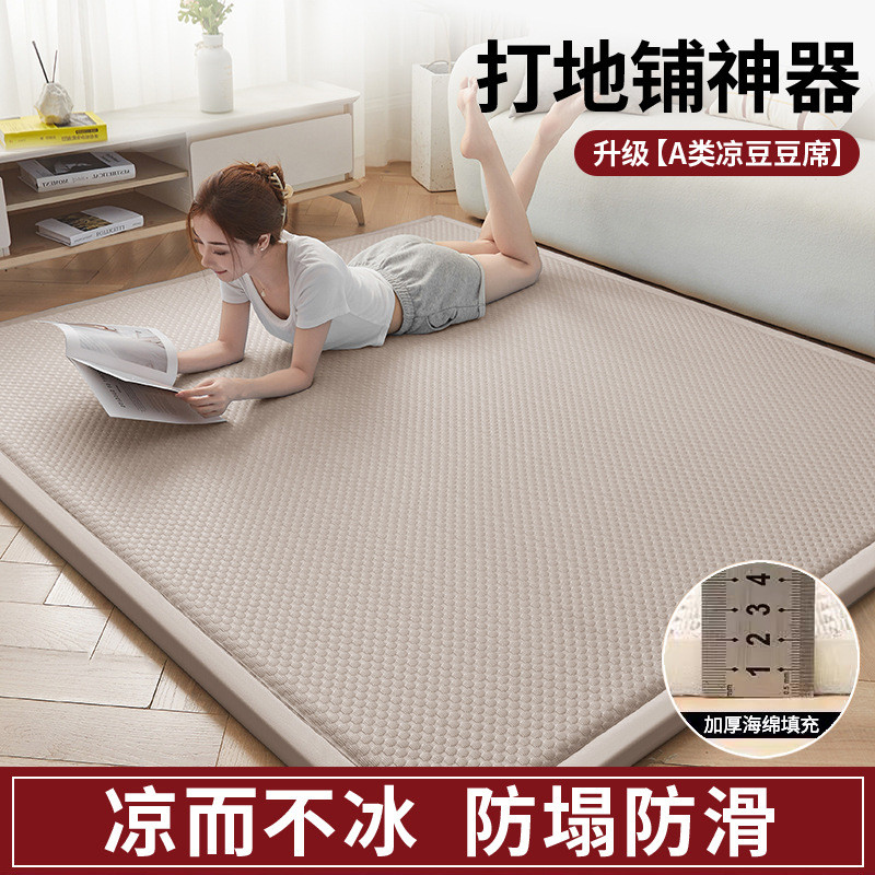 夏季凉席家用榻榻米床垫褥打地铺租房地垫午睡爬垫子可折叠