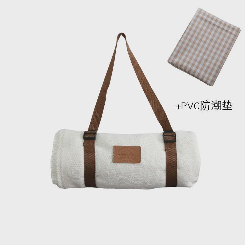 野餐垫暗纹花朵网红ins风背景布春季露营防潮垫户外郊游地垫拍照