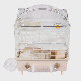 亚克力仓鼠笼子窝加高基础笼金丝熊双层大仓鼠笼大号景观别墅四季