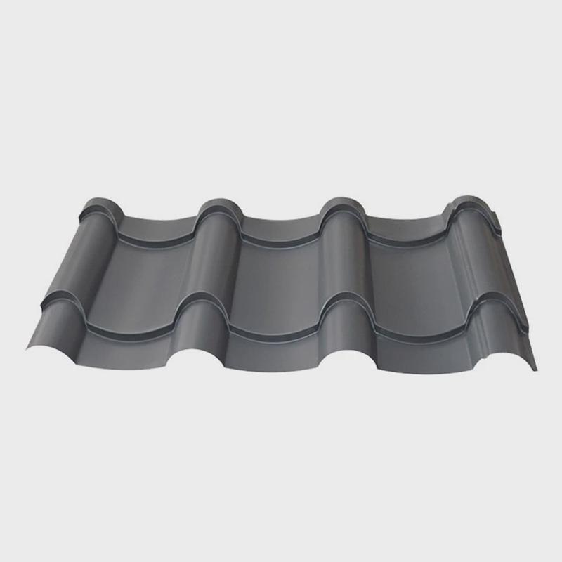 仿古瓦古建筑瓦波浪压型765竹节瓦商业街金属屋面瓦铝镁锰竹节瓦