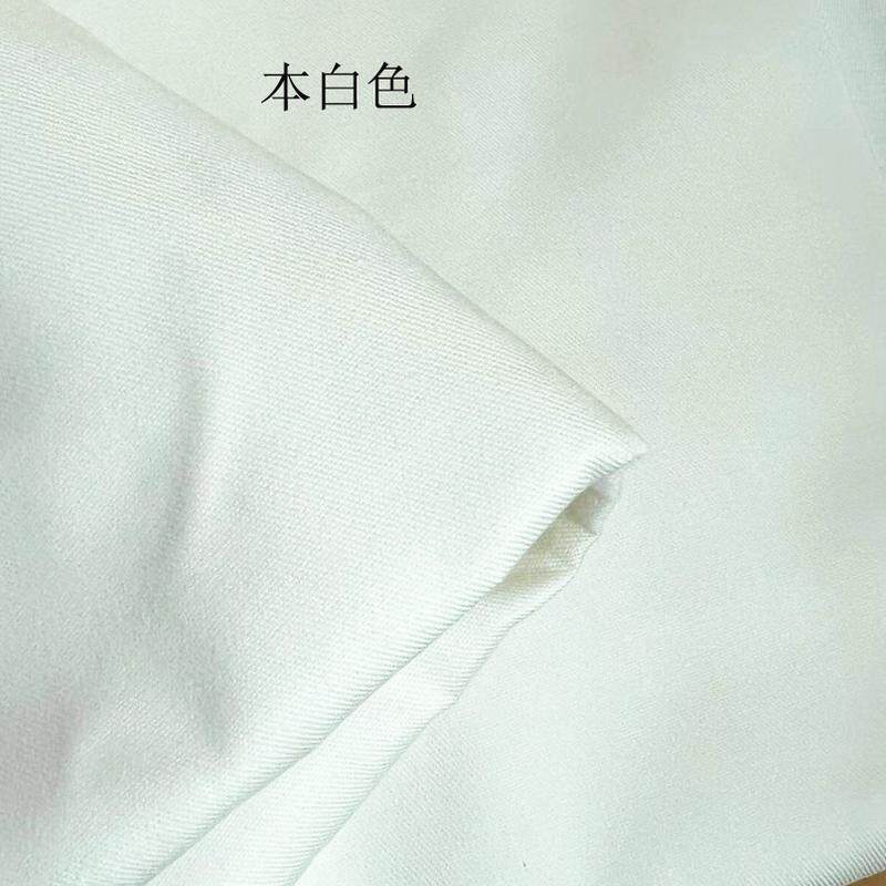 of9d边面料衍缝夹棉单层床裙本白色淡米黄色密褶裙全棉简约高