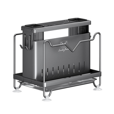 厨房刀架置物架台面菜刀砧板锅盖一体收纳架多功能菜板刀具放置架