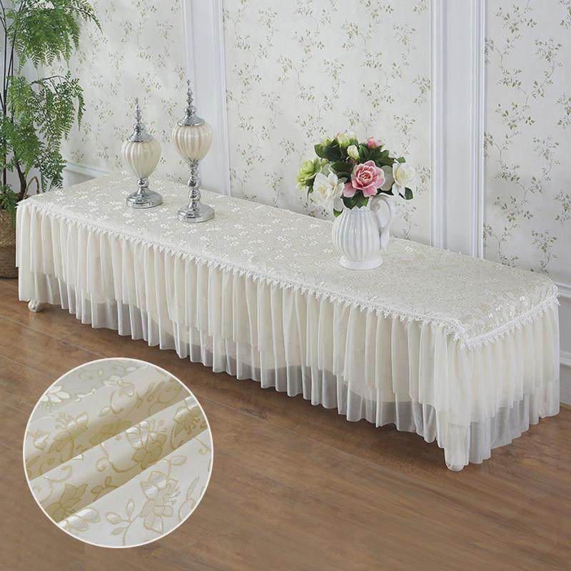 电视柜套布防尘罩高档电视柜盖巾盖布布艺蕾丝欧式田园长方形台布,电子元器件市场,元器件盒/零件盒/方盆,淘宝优惠券,粉丝福利购,淘宝优惠卷