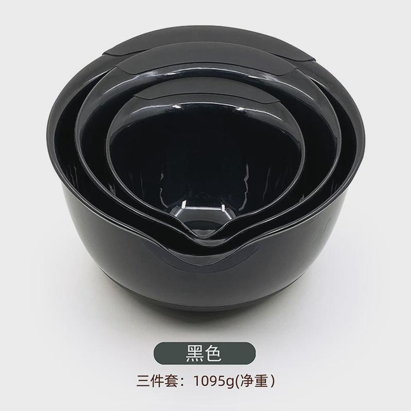 打蛋盆沙拉碗料理盆加厚蔬果搅拌碗色拉碗防滑底鸭嘴烘焙清洗盆