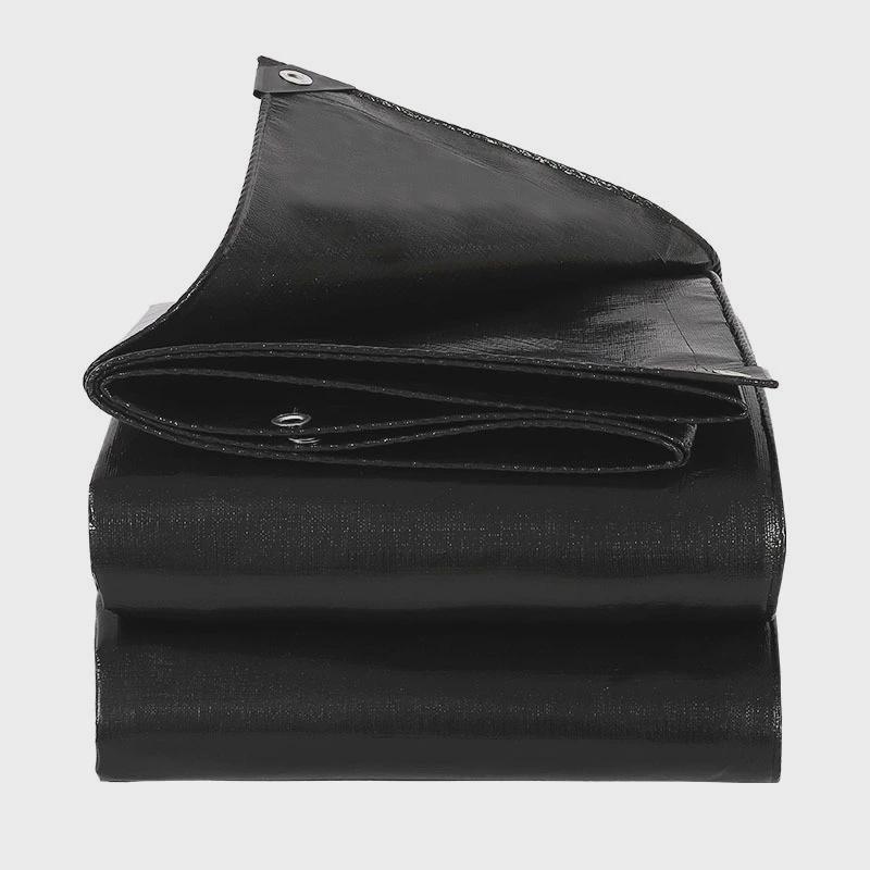 跨境热卖聚乙烯篷布黑色池塘衬垫加厚耐磨防水遮阳防雨布池塘膜