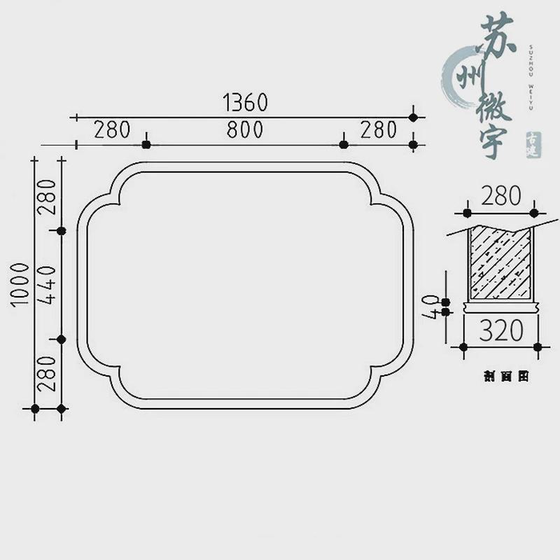 古建月亮门砖雕拱形门框中式异形门口手工粘土烧制砖雕刻门套青砖
