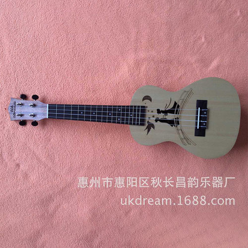 厂家定制24寸情侣款小四弦琴四弦琴广东夏威夷ukulele定做