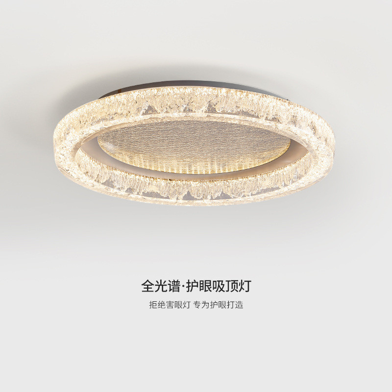 意式树脂极简LED智能吸顶灯现代高端设计师新款书房主卧室房间灯