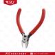 红柄金工弹簧剪钳红色剪刀剪线钳水口钳电工钳子首饰打斜口钳具