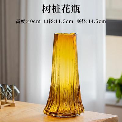 落地大花瓶富贵竹专用摆件桌面客厅高级感号插花雪柳马醉木摆设