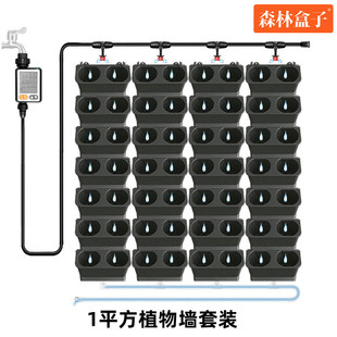 森林盒子2515植物墙花盆一全套套装 阳台花园智能灌溉浇水系统平米