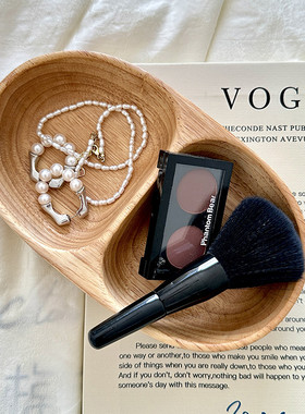 PGLP首饰收纳盒分格盘木质干果盘零食拼盘水果盘钥匙收纳托盘