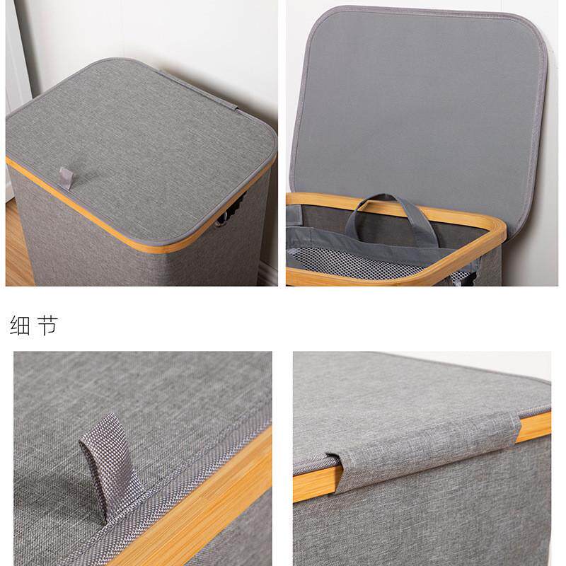 工厂放家用脏衣服收纳筐可折叠棉麻布简约脏衣篮卫生间脏衣篓衣服