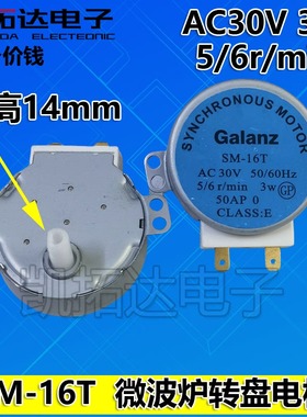 微波炉同步电机转托盘电机49TYZ TYD SM-16T AC30V 220V-240V