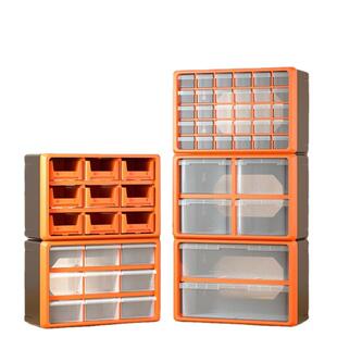 组合五层工具收纳电工抽屉式收纳盒零件盒配件多格多层电子工具箱